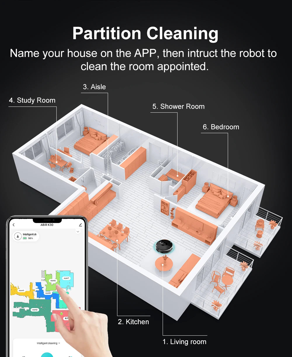 SmartNav Robot Vacuum & Mop